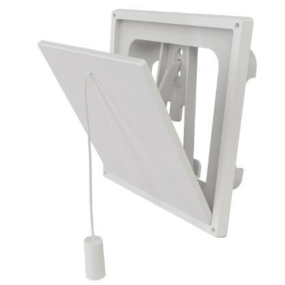 Vis detaljer for KLAFFVENTIL HVIT PLAST 100X100 MM 11498896