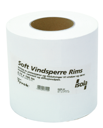 Vis detaljer for VINDSPERRE SOFT RIMS 0,15X100M 22510697