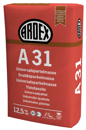 Vis detaljer for SPARKELMASSE FIN ARDEX A 31 12,5 KG 23383680