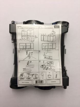 Vis detaljer for SOKKELBEN SVART PLAST 4PK 23598741