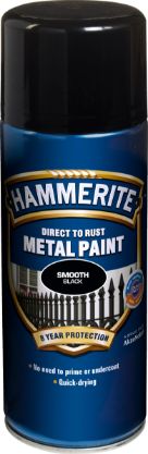Vis detaljer for HAMMERITE SMOOTH SVART 0,4L 42408834