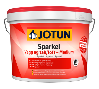 Vis detaljer for JOTUN SPARKEL VEGG/TAK MEDIUM   10L 45589838