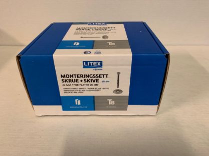 Vis detaljer for MONTERINGSSKRUE 42MM/SKIVE LITEX 55893017
