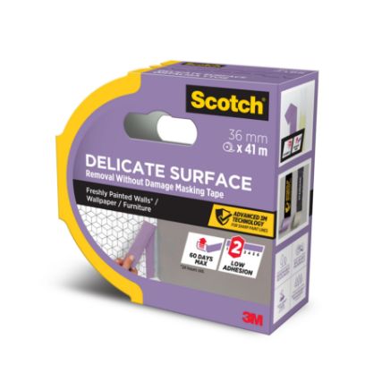Vis detaljer for MASKERINGSTAPE 2080 36MM X 41M LIL 60069175