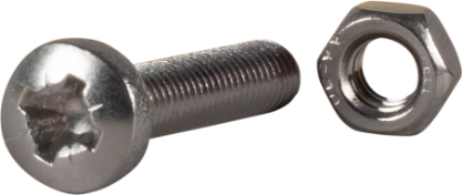 Vis detaljer for MASKINSKRUE M/MUT PH M6X20 A4 -10 60122002