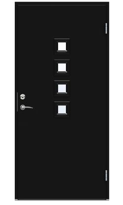 Vis detaljer for DØRSETT MICHIGAN 9X21H SVART 55272280